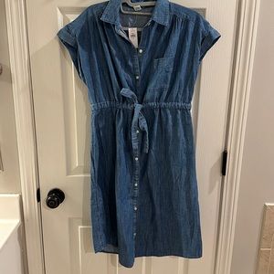 Old Navy Denim Maternity Dress